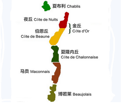 勃艮第金丘(Cte d'Or)